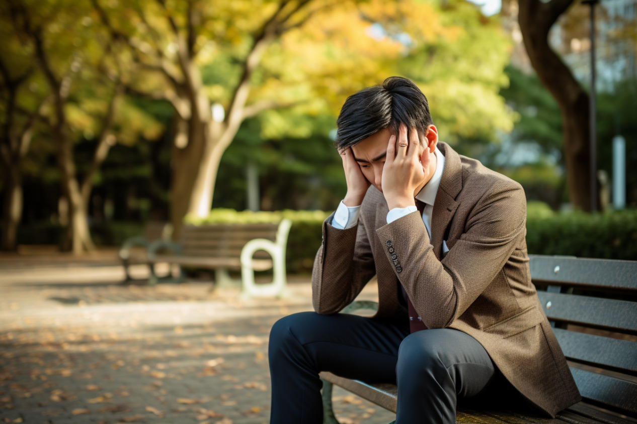 転職で受かる気がしない男性